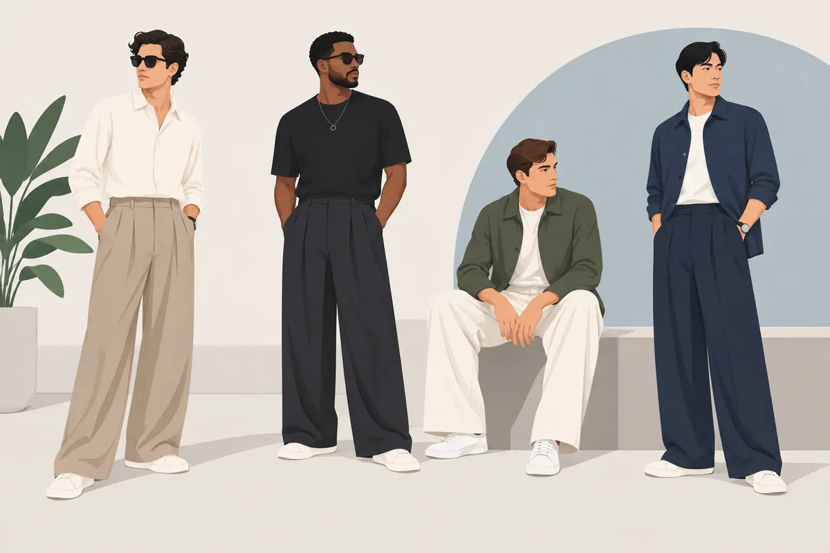Wide Leg Pants Outfit Men Can Wear With Confidence